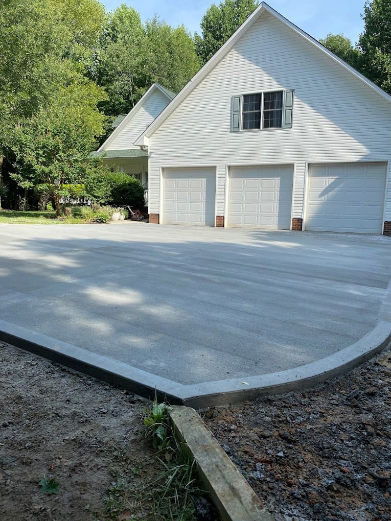 concrete driveway construction near me